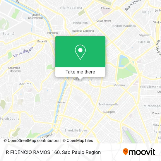 R FIDÊNCIO RAMOS 160 map