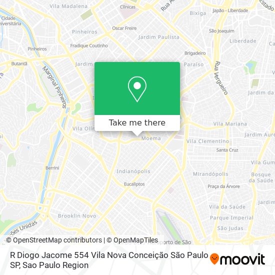 R  Diogo Jacome  554   Vila Nova Conceição  São Paulo   SP map