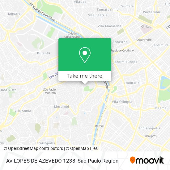 AV LOPES DE AZEVEDO 1238 map