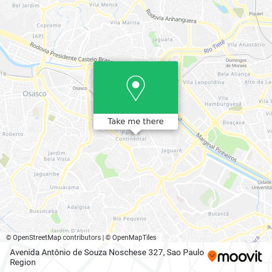 Avenida Antônio de Souza Noschese 327 map