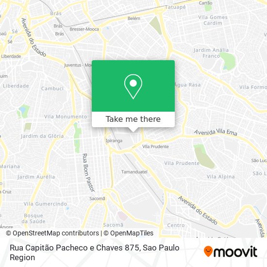 Rua Capitão Pacheco e Chaves 875 map