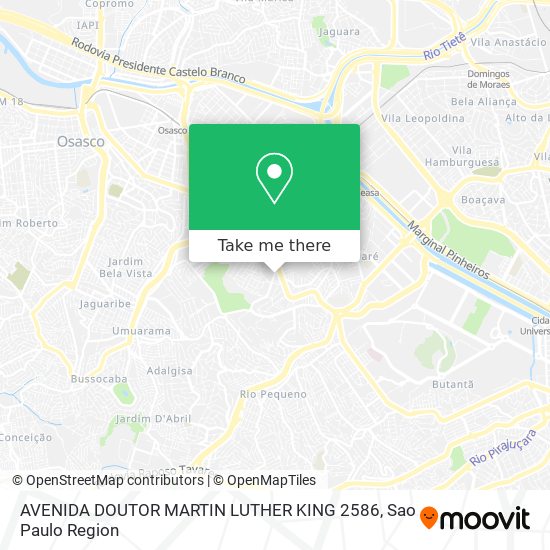 AVENIDA DOUTOR MARTIN LUTHER KING 2586 map