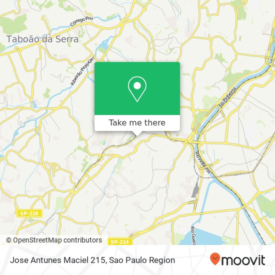 Jose Antunes Maciel 215 map