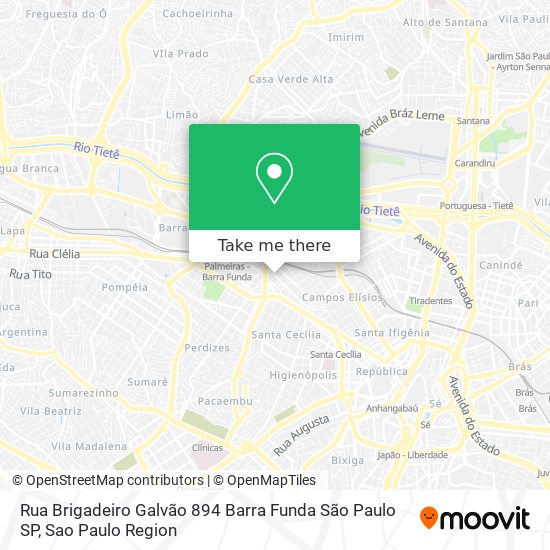 Rua Brigadeiro Galvão  894 Barra Funda   São Paulo   SP map