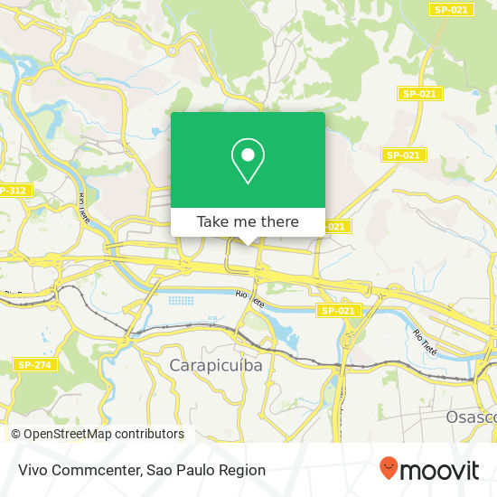 Vivo Commcenter map