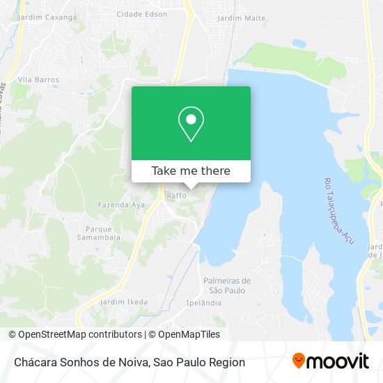 Chácara Sonhos de Noiva map