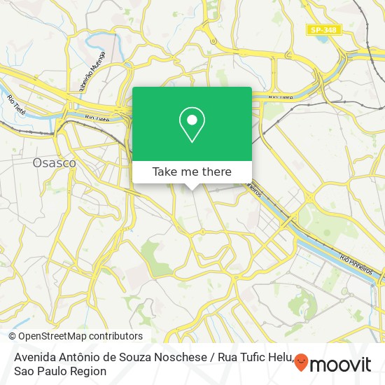 Mapa Avenida Antônio de Souza Noschese / Rua Tufic Helu