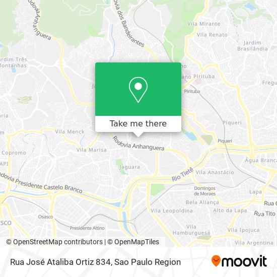 Rua José Ataliba Ortiz 834 map