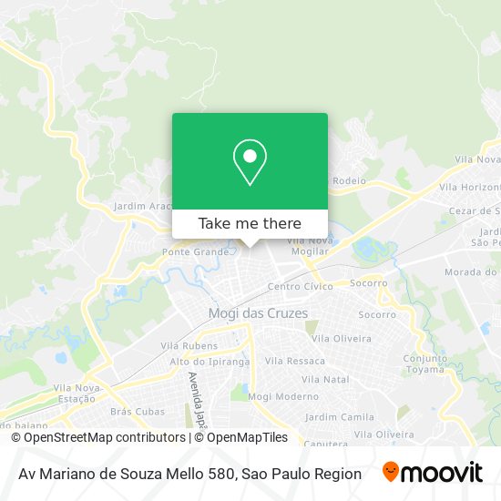 Av  Mariano de Souza Mello  580 map