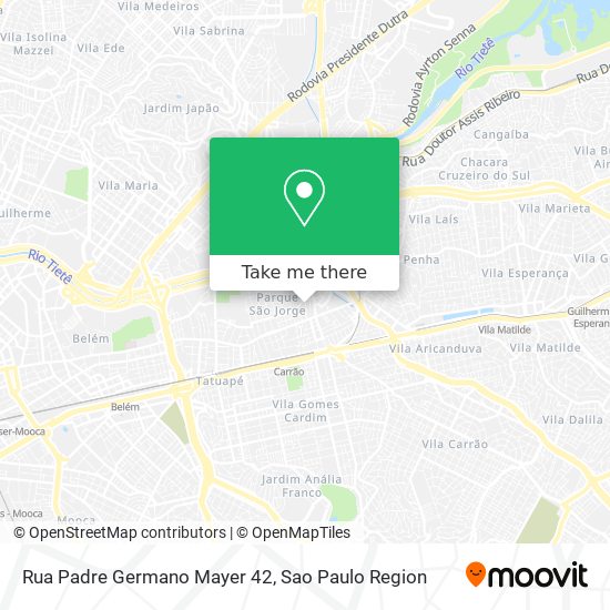 Rua Padre Germano Mayer 42 map