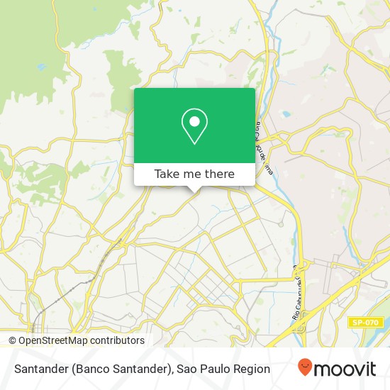 Santander (Banco Santander) map