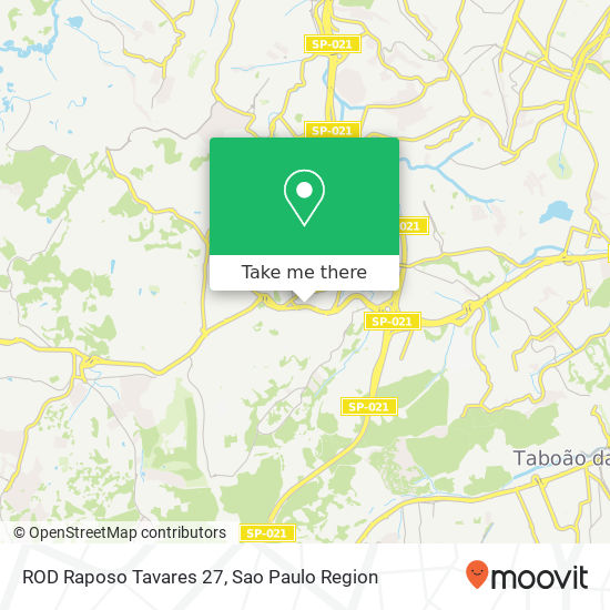 ROD Raposo Tavares 27 map