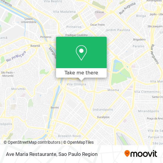 Ave Maria Restaurante map