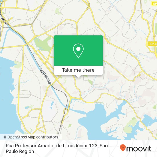 Rua Professor Amador de Lima Júnior 123 map