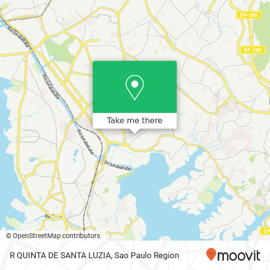 R QUINTA DE SANTA LUZIA map