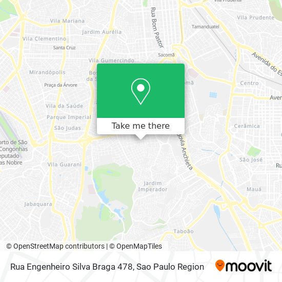 Mapa Rua Engenheiro Silva Braga 478