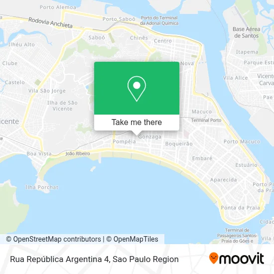 Rua República Argentina 4 map