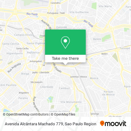 Avenida Alcântara Machado 779 map