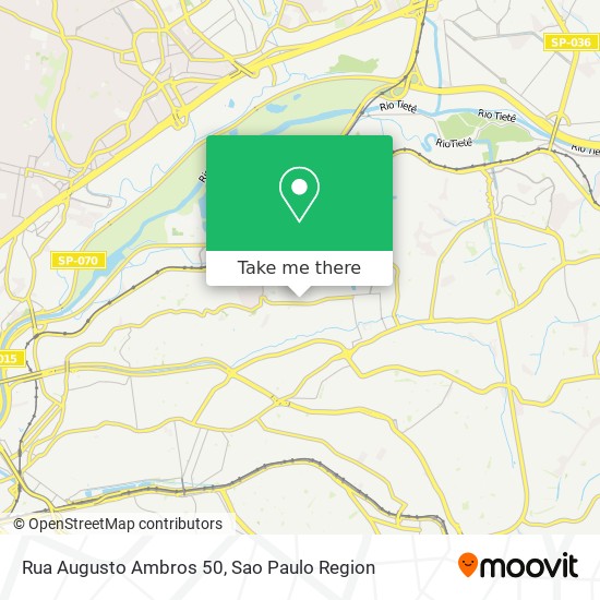 Mapa Rua Augusto Ambros 50