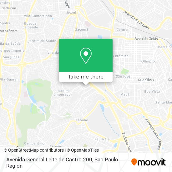 Mapa Avenida General Leite de Castro 200