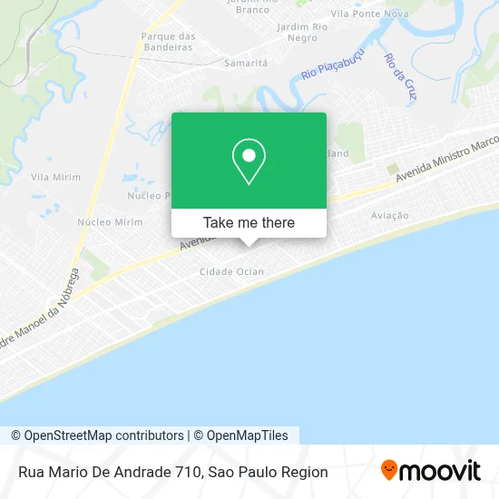 Rua Mario  De Andrade 710 map