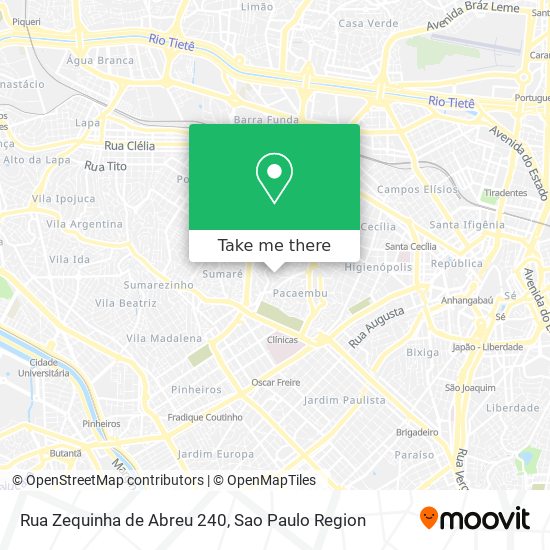 Rua Zequinha de Abreu 240 map