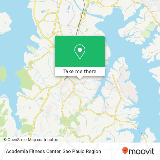 Academia Fitness Center map
