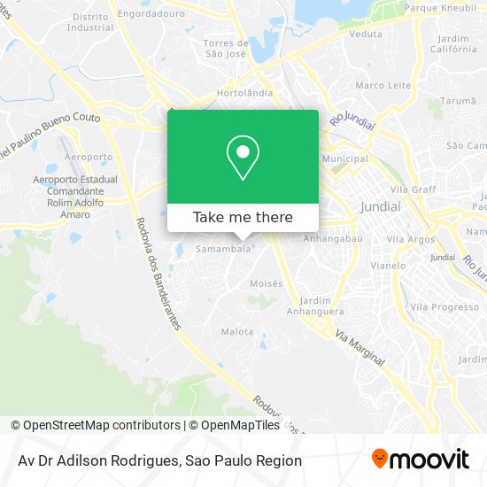 Av  Dr  Adilson Rodrigues map