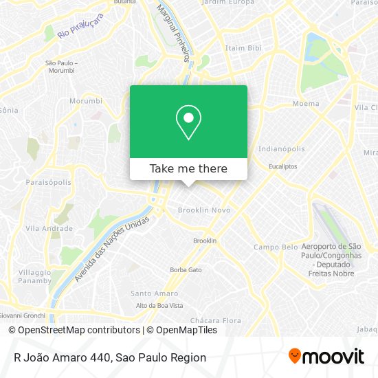 R João Amaro 440 map