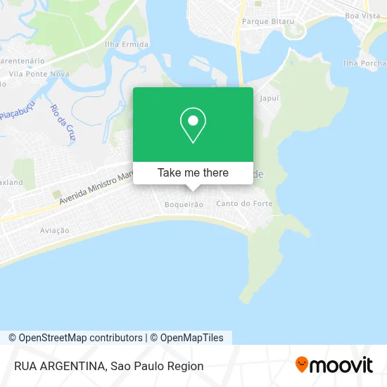 RUA ARGENTINA map