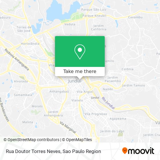 Mapa Rua Doutor Torres Neves