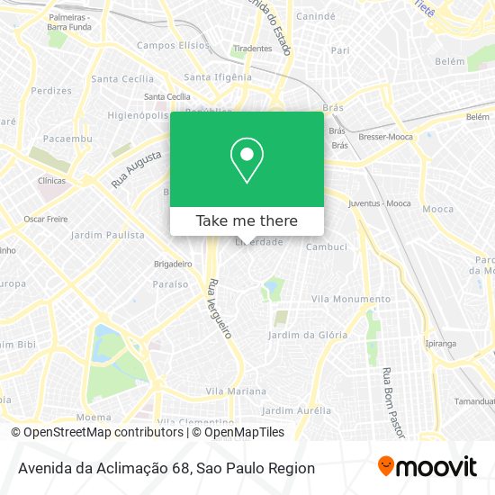 Avenida da Aclimação 68 map