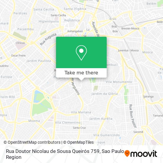 Rua Doutor Nicolau de Sousa Queirós 759 map