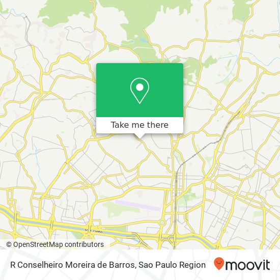 R Conselheiro Moreira de Barros map