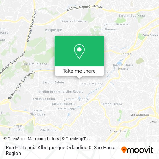 Rua Hortência Albuquerque Orlandino 0 map