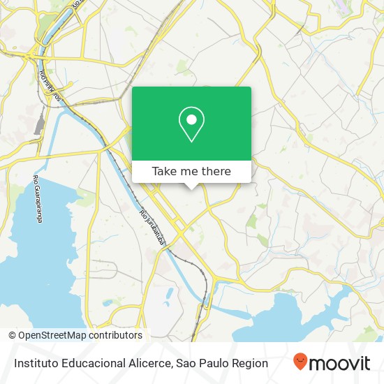 Instituto Educacional Alicerce map