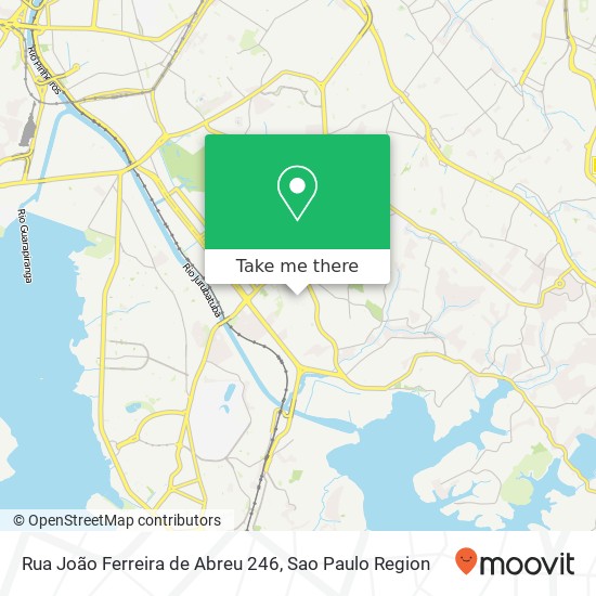 Mapa Rua João Ferreira de Abreu 246