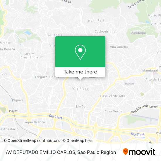 Mapa AV DEPUTADO EMÍLIO CARLOS