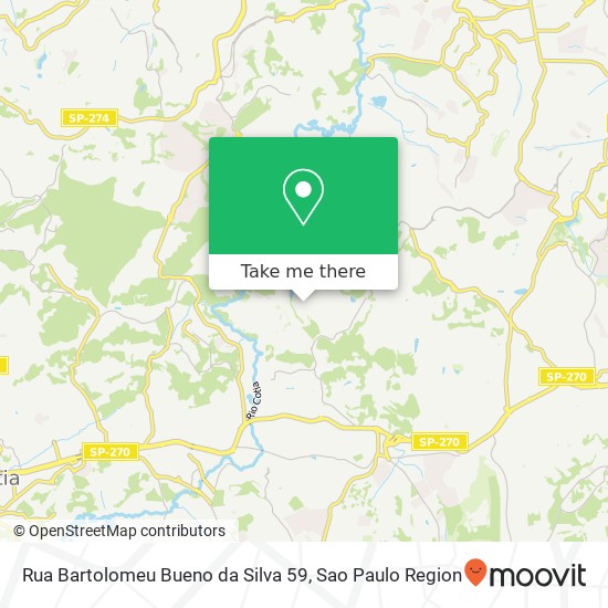 Rua Bartolomeu Bueno da Silva 59 map