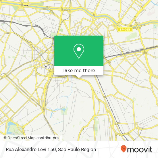 Mapa Rua Alexandre Leví 150