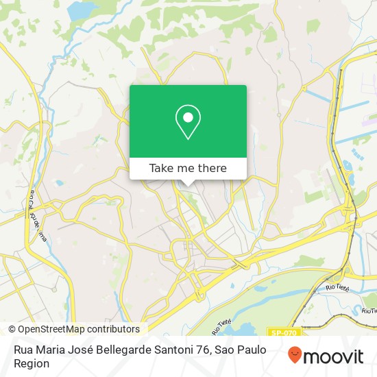 Rua Maria José Bellegarde Santoni 76 map