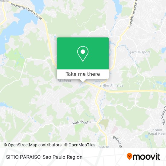 SITIO PARAISO map