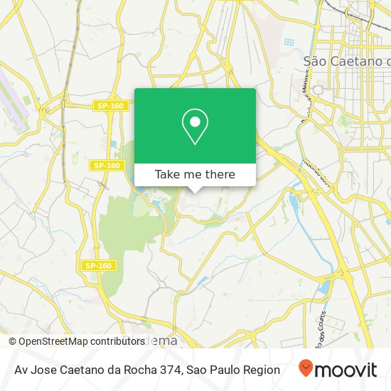 Av Jose Caetano da Rocha 374 map