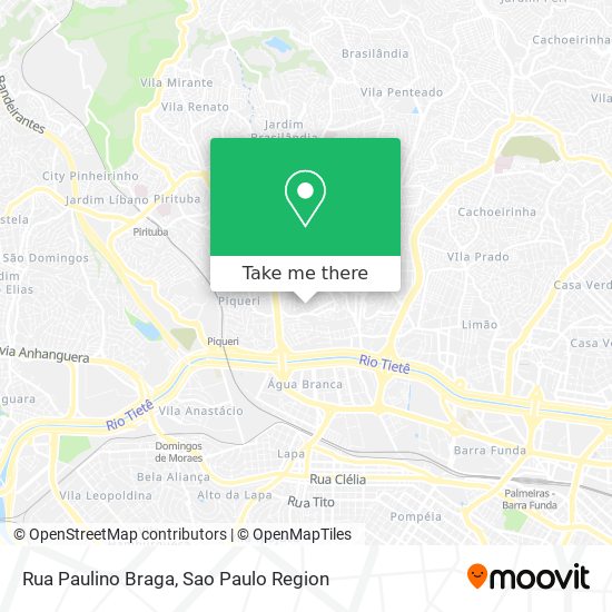 Rua Paulino Braga map