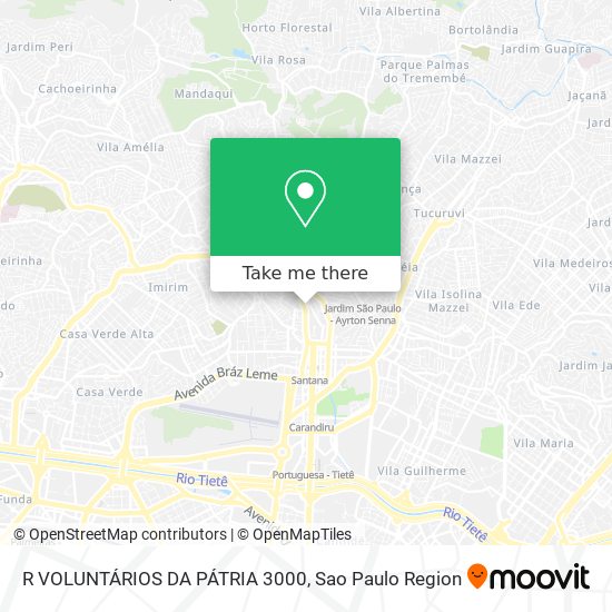 R VOLUNTÁRIOS DA PÁTRIA 3000 map