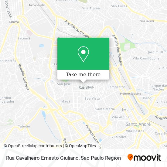 Rua Cavalheiro Ernesto Giuliano map