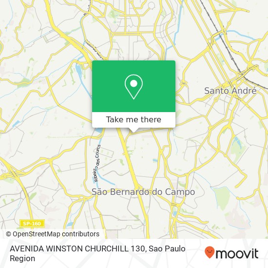 Mapa AVENIDA WINSTON CHURCHILL 130