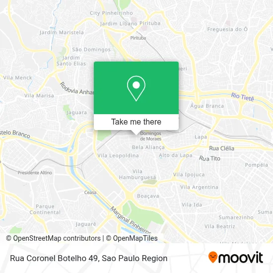 Rua Coronel Botelho 49 map