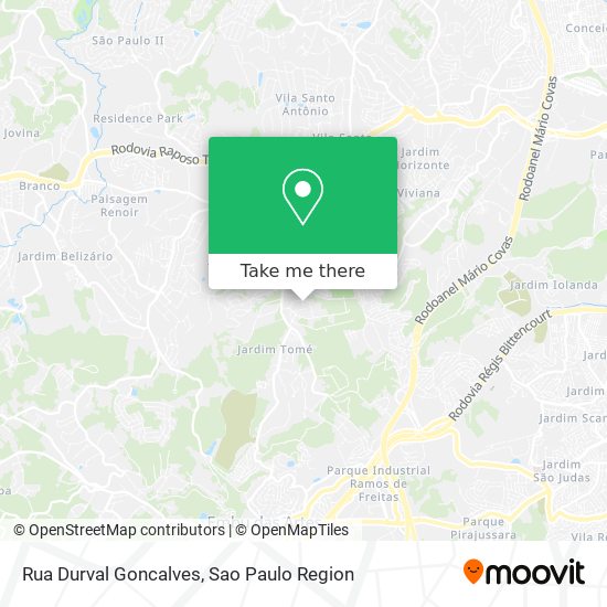 Rua Durval Goncalves map