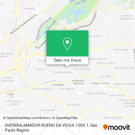 Mapa AVENIDA AMADOR BUENO DA VEIGA  1000 1